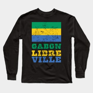 Flag of Gabon Long Sleeve T-Shirt